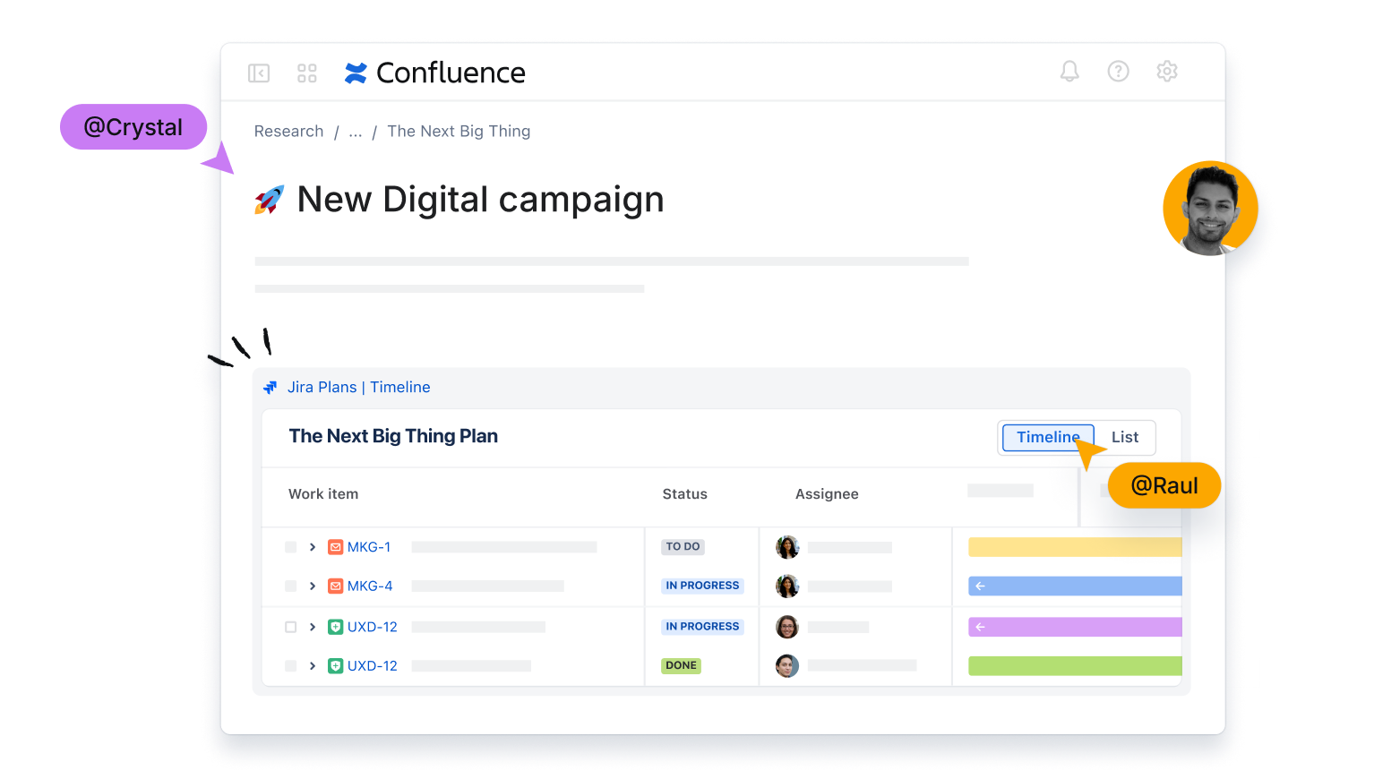 Plan and track work together
